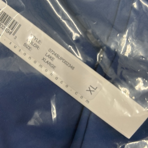 Susana Monaco NWT Side Gathered Dress in Lake (Blue) - Picture 6 of 8